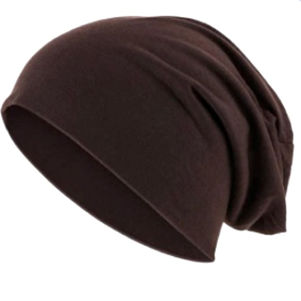 🆕Lightweight Trendy Slouchy Beanie- Dark Brown